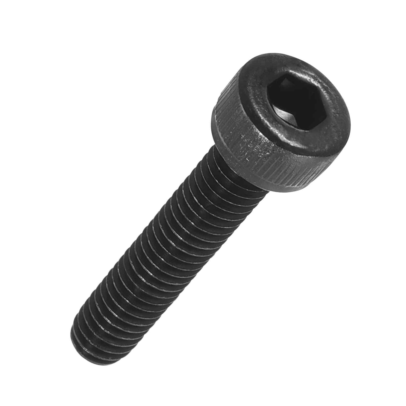 Kozelo 100pcs Socket Head Cap Screws - [M4-0.7 x 20mm] Alloy Steel Black Oxide Grade 12.9 Internal Hex Screw Full Thread for Industrial & Machinery Use, Black — image 1