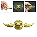 Xstar Harry Potter Snitch Fidget Spinner Metal Hand Spinner Focus Decompression Toy Stainless Steel Metal Fidget Toys Fingertip Gyro Stress Relief Cube Fun Toy Gifts for Kids and Adults (Golden)