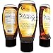 Raw Honey Organic Unfiltered - 100% Pure & Delicious Natural Honey Sweetener And Sugar Alternative - Natural Skin Care Dietary Supplement Rich in Antioxidants - USDA Certified OU Kosher & US Grade A