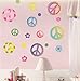 Peace Signs Decorative Wall Art Sticker Decals for Girls/Babies/Dorms