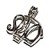 Elephant Bead Cage - Old School Geekery TM Brand Jewelry Making Supplies - Hollow Silver Plated Bead Cage Pendant - Add your own Pearls, Stones, Rock to Cage, or add Perfume and Essential Oils to Create a Scent Diffusing Necklace