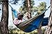 Rip Resistant Single Parachute Camping Hammock with 2 Multi Loops Tree Straps Included. Ultralight Nylon. Portable & Compact. Best for Hiking, Backpacking, Trek & Travel. Special Compression Bag