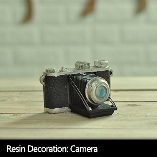 Alinshi Home Furnishing Decor Craft Ornaments Retro Craft Resin Decoration (Camera)