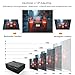 Video Projector -DBPOWER RD810 Portable Mini Projector (Black)