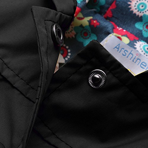 image for Arshiner Girl Baby Kid Waterproof Hooded Coat Jacket Outwear Raincoat 