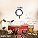 (3) Black & White Label Premium Plastic Flasks - Liquor Rum Runner Flask Cruise Kit Sneak Alcohol Drink Wine Pouch Set Reusable Concealable Flasks for Booze & Cocktails 1x32oz+1x16oz+1x8oz + Funnel