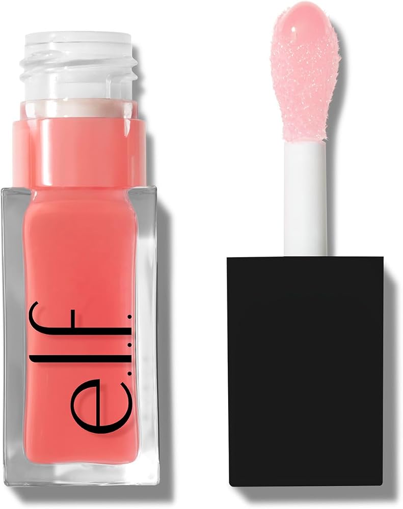 e.l.f. Glow Reviver Lip Oil, Pink Quartz | Nourishing Tinted Lip Oil For A High-shine Finish, Infused With Jojoba Oil, Vegan
