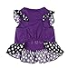 Puppy Clothes,Neartime Small Dog Dress Cute Doggy Clothes Fly Sleeve Dresses (L)