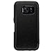 OTTERBOX Strada Series Leather Wallet Case for Samsung Galaxy S7 - Frustration FRĒe Packaging - Phantom (Black/Black Leather)