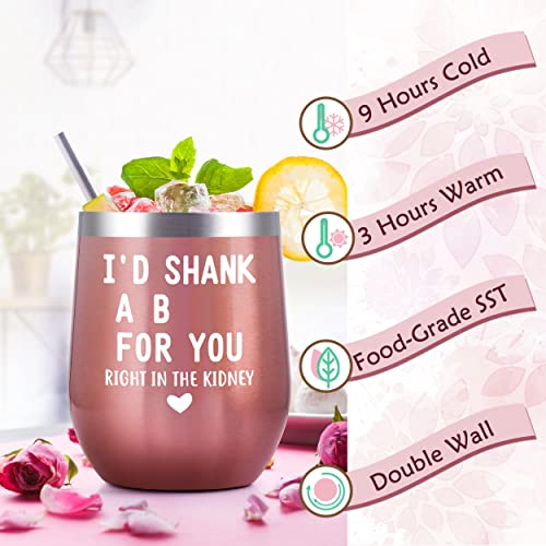 Jumway Birthday Gifts for Women, Funny Friend Gifts for Women Friendship, Happy Birthday Gifts Basket for BFF Bestie Best Friends Female Her Sisters Unique