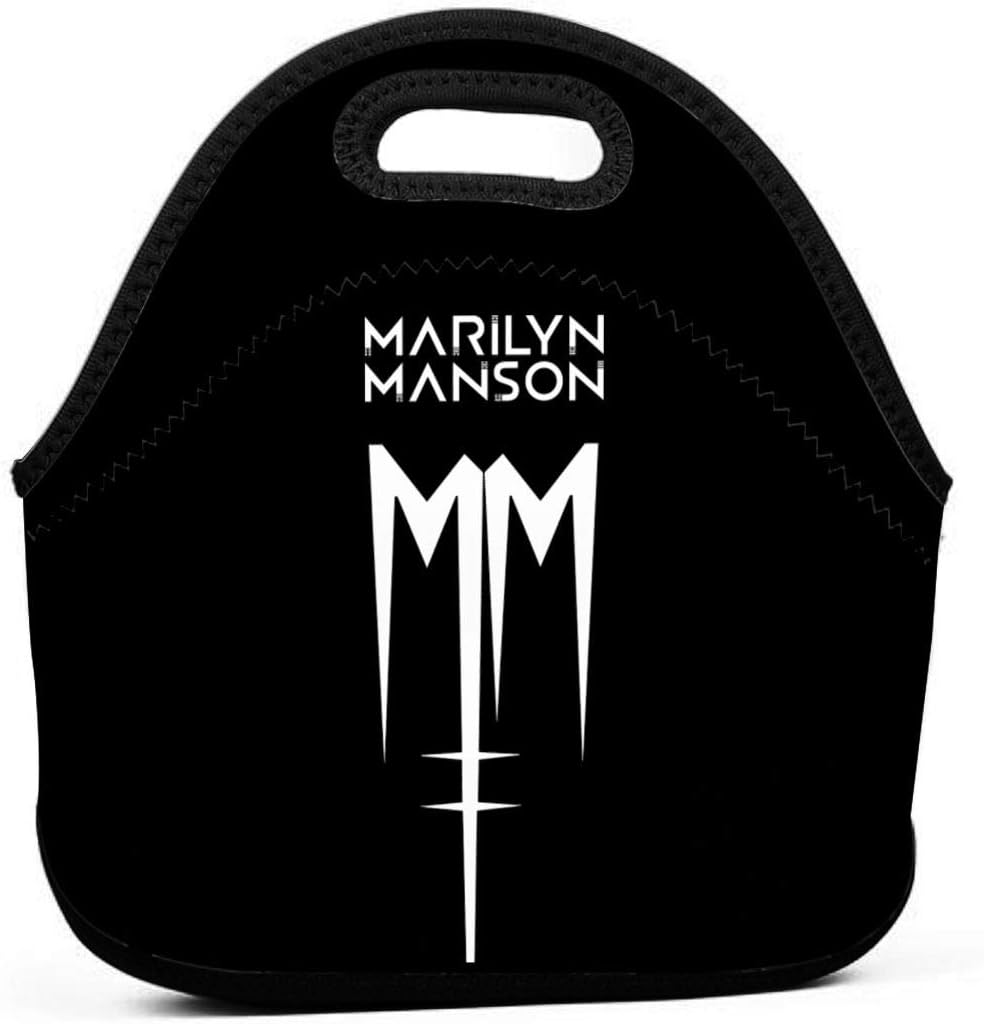 Marilyn Manson Portable Lunch Bag Cooler Container Bags