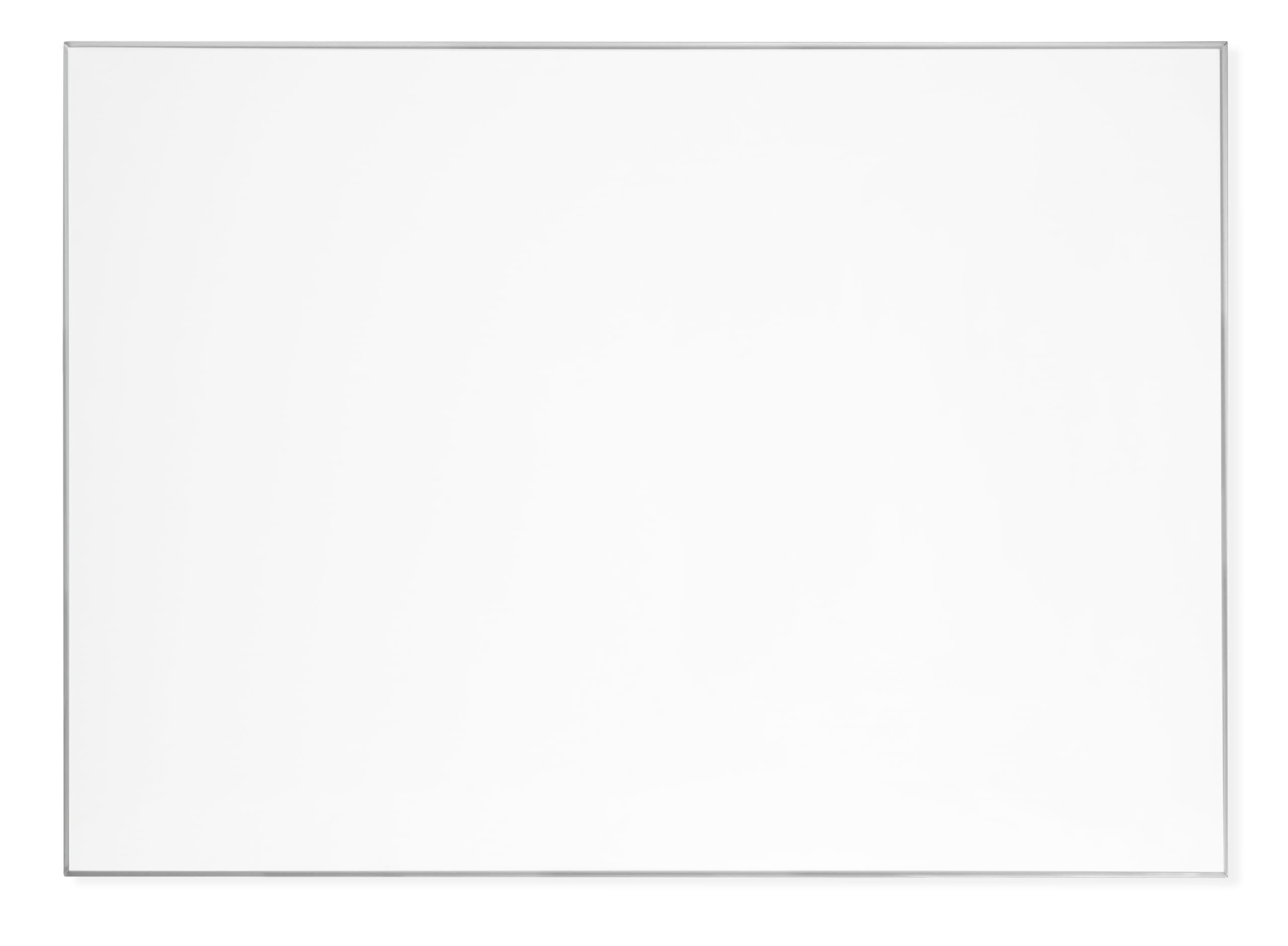 DESQ Whiteboard Ultra Thin Aluminium Frame - 45 x 60 cm, Magnetic, Free-Floating 3D Look