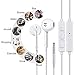 Earbuds Headset [2 Pack ] Perfect Sound EarPods with Remote and Mic 3.5mm Jack Earphones Stereo Noise Lsolation Earbuds Fits Apple iPhone iPod iPad Mac Android Samsung Galaxy Kindle MP3 MP4 (White)