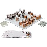 Maxam SPCHESS2 3-in-1 Shot Glass Chess Set