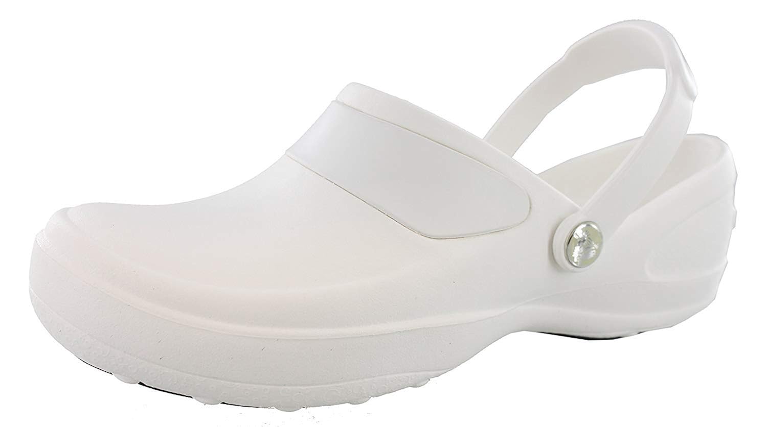 crocs mercy work clog white