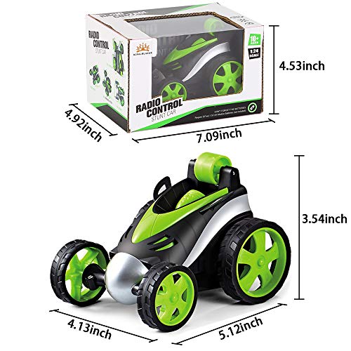 image for SUUKAA RC Stunt Car for Kids,Remote Control Car,360 Degree Flip,90 Der