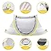 Lovingvs Baby Beach Tent with Sleeping Pad, Portable Infant Pop Up UV Sun Protection Tent with Storage Bag, Breathable Travel Mosquito Net Bed with Mesh Windows and 2 Pegs