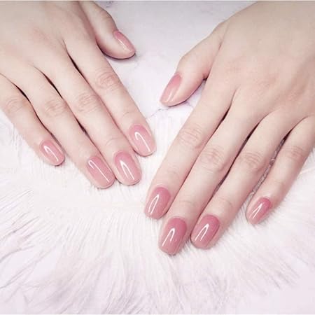 Amazon 偽ネイル24ピース蜂蜜ピーチカラーフェイクネイルスクエア仕上げフルカバーショートグラデーション偽ネイル人工ネイルホリデーギフト最高のギフト Sclposter ネイルチップ 通販