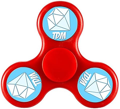 DanTDM TDM Logo Fidget Spinner High Speed Bearing ADHD Focus Anxiety Relief Toys