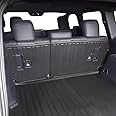 SFWAYA Rear Seat Back Protector Pad for 2024 2025 Toyota Land Cruiser 250 & 1958 Prado LC250 Rear Seat Backrest Pad Tailgate Kick Plate Interior Modification Accessory (for Five Seats Only)