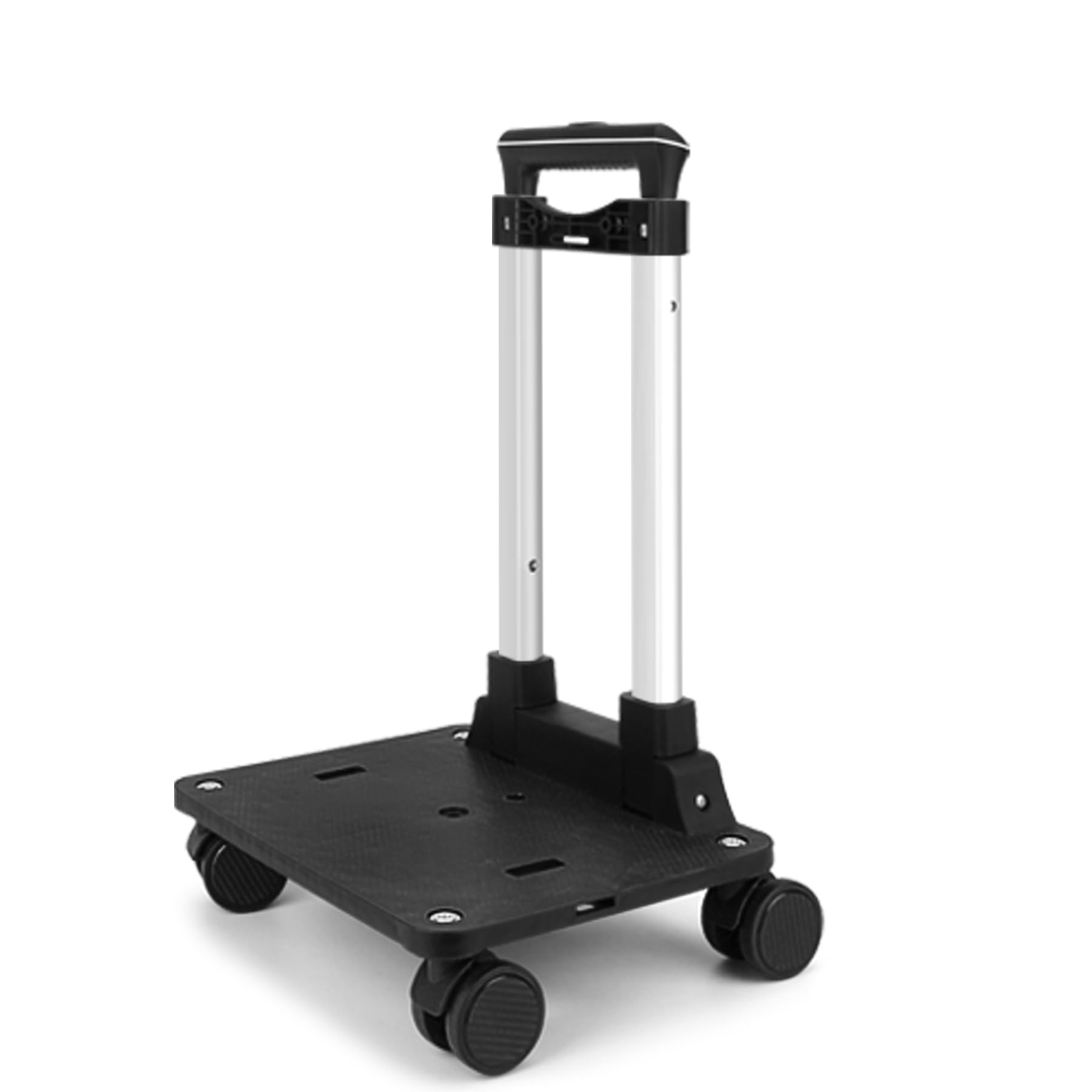Photo 1 of Zoofen Folding Hand Truck Heavy Duty Luggage Cart with 4 Wheels Compact Trolly Cart with 2 Elastic Ropes for Luggage,Moving Supplies, Shopping, Travel and Office Use(24 * 31cm)