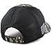 The Hat Depot Low Profile Tactical Operator with USA Flag Patch Buckle Cotton Cap (USA-Black/Charcoal Camo)