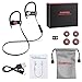 Bluetooth Headphones, ACEPOW Metal Wireless Sports Earphones IPX7 Sweat proof V4.1 APT-X Stereo Noise Isolating Earbuds with Mic for Gym Workout 8 Hour Battery Headsets,Premium Bass Sound (black)