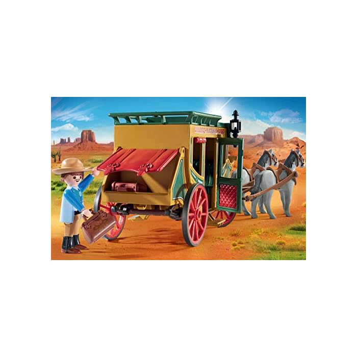 PLAYMOBIL- Diligencia Juguete, Multicolor (geobra Brandstätter 70013) - Imagen 6