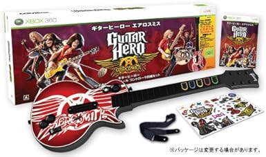 Amazon ギターヒーロー エアロスミス ギターコントローラ同梱 Xbox360 ゲーム