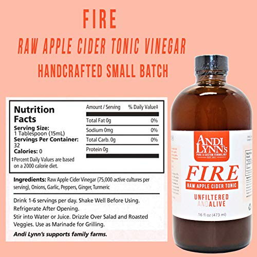 Andi Lynn’s Apple Cider Vinegar Tonic Original Flavor, Pure & Raw