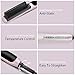 KINGDOMCARES Hair Straightening Brush Hair Straightener Silky Frizz-free Portable Ceramic Heating Straightening Irons Brush Anti Scald, Static Detangling Hot-Air Electric Hair Brush Pink