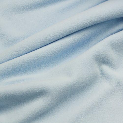 Very Baby-baby Blue Microfleece Fabric (1 Yard)