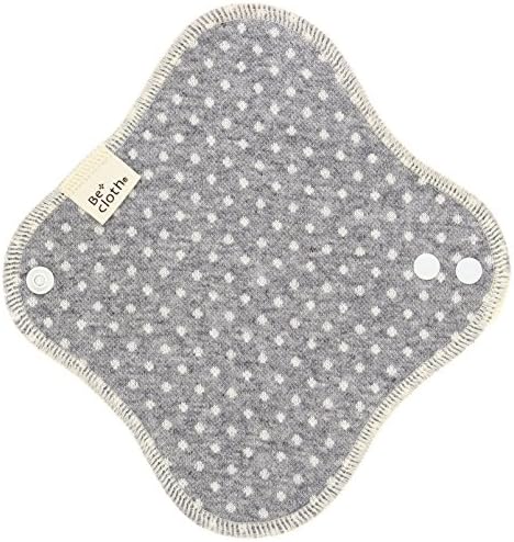 Sanitary Towel:be*cloth Napkin Liner(color : Gray Dot . 12 Pieces)(布ナプキンライナー、12枚)
