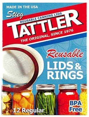 Tattler Home Products 1010-1 24 Piece, Regular Canning Lid & Ring by Tattler Home Products