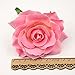 Fake flowers heads Big Silk Blooming Roses Artificial Flower Head For Wedding Decoration DIY party festival Home Decor Wreath Gift Scrapbooking Craft Flower 8pcs/lot 10cm (burgundy)