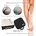Electric Callus Remover Foot File, Rechargeable Pedicure Tools for Dry Hard Cracked Dead Skin on Your Heels & Feet by Zoe+Ruth ZR-CR200. 3 Professional Quality Pedi Exfoliation Rollers & Storage Case