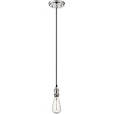 Nuvo Lighting 60/5405 Vintage Incandescent One Light Pendant Polished Nickel