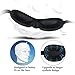 AMAZKER 3D Sleep, Eye Masks for Sleeping with Ear Plug and Carry Pouch Contoured Shape Ultra Lightweight and Comfortable Sleeping Mask for Travel, Nap, Shift Works, Black