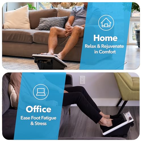 MedMassager Foot Massager Plus | Deep Tissue Massage Therapy, at-Home Massager, Dual Speed, Portable & Compact, Fast Relief from Neuropathy, Improves Blood Circulation MMF07