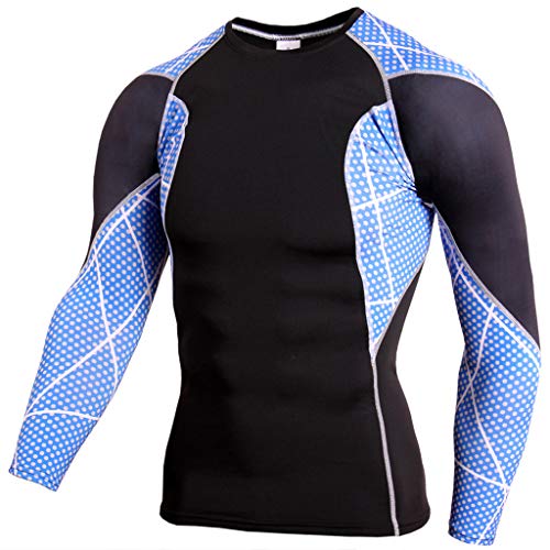 SSYUNO Men Sport Suit,Men Workout Leggings Fitness Sports Gym Running Yoga Athletic Jogger Sweatpants Tops