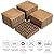 Yaheetech 27PCS Deck Tiles Interlocking Wood Composite Decking Flooring Patio Pavers Tiles Solid Wood and Plastic Indoor Outdoor 12 x 12"