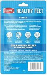 O Keeffe's Healthy Feet Foot Mask Intensive Moisturising Sock Treatment 2 Pairs view 3