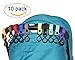 HIG Stroller Hooks - 4 Pack of Baby Stroller Organizer Hook Clip for Multi-Purpose, Hanger for Baby Diaper Bags, Groceries, Clothing, Purse (4-PCS)