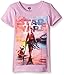 STAR WARS Big Girls' Rey and BB-8 Walking Girls 7-16 Short Sleeve Graphic Tee, Lilac, Small-7