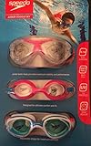 Speedo Junior Goggle Set - 3 Pack Pink/Blue Ages 6-14.