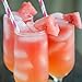 Outside the Box Papers Gold and Pink Stripe and Chevron Paper Straws 7.75 Inches 100 Pack Gold, Pink, White