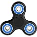 Alptoy Anti-Anxiety 360 Spinner Helps Focusing Fidget Toy, Premium Quality Focus Toy for Kids and Adults, Black/Blue