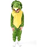 COSUSKET Kids Snug Fit Flannel Brown Bear Costume Animal Onesie Pajamas for Boys Girls Gifts