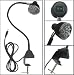 LED Task Sewing Light Gooseneck Lamp Bendable Steel 22", C-clamp Table Mounted, 110v + 28 LED Light