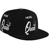 King Queen Hats Matching Snapbacks Hip Hop Hats Couples Snapback Caps Adjustable Baseball Cap for Men Women